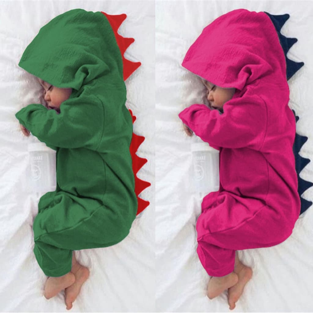 Recém Nascido Macacão Dino Baby Roupa Roupinha Dinossauro Bebê Fantasia Infantil