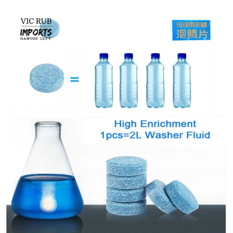 5 Pastilhas Efervescentes Para Limpeza Multiuso