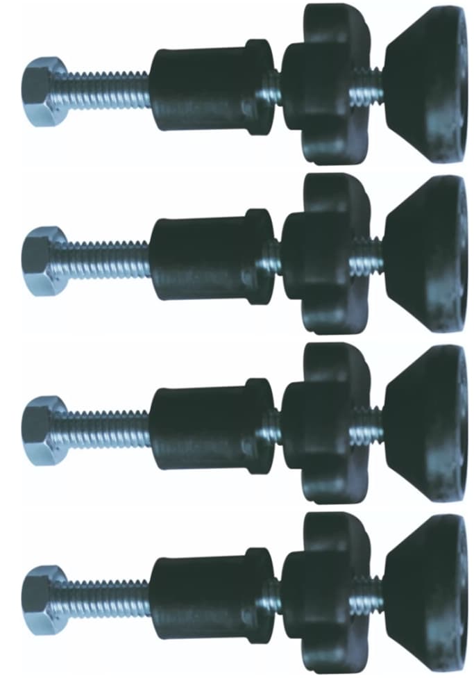 4 Manipulo P/ Fixacao Por Pressao p/ Grade cerca Portao Pet 4 Pcs - CSKMAN
