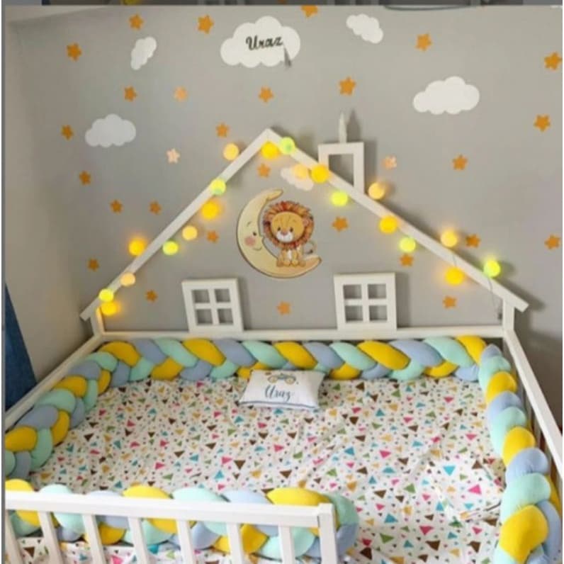 protetor trança cama casal ou montessoriana casal 6m