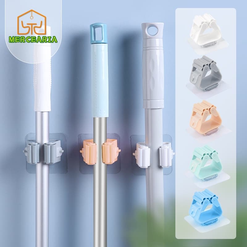 5 pcs Mop Suporte Vassoura Utensílios Multiuso Suporte rganizadores De Vassouras E Rodos Mop