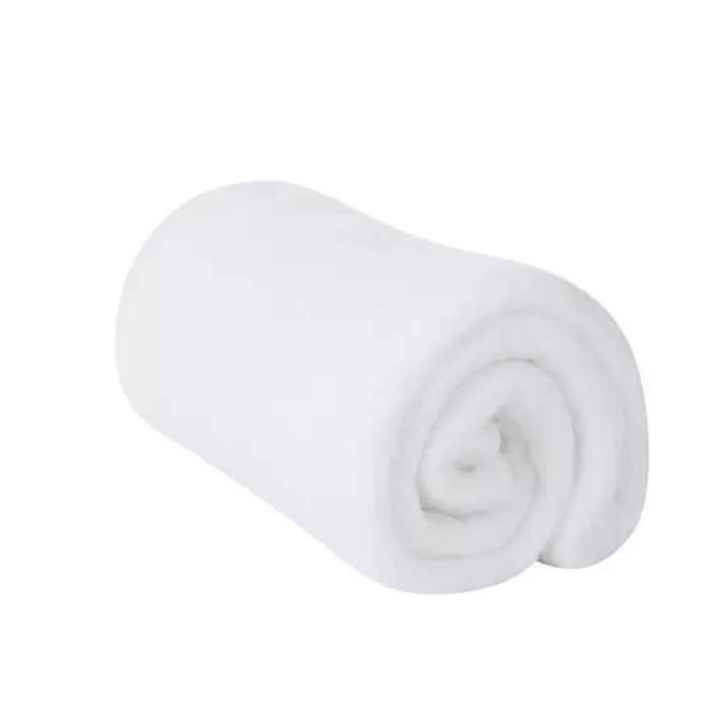 Mantinha Cobertor Menina Menino Microfibra Soft Quentinha Branca