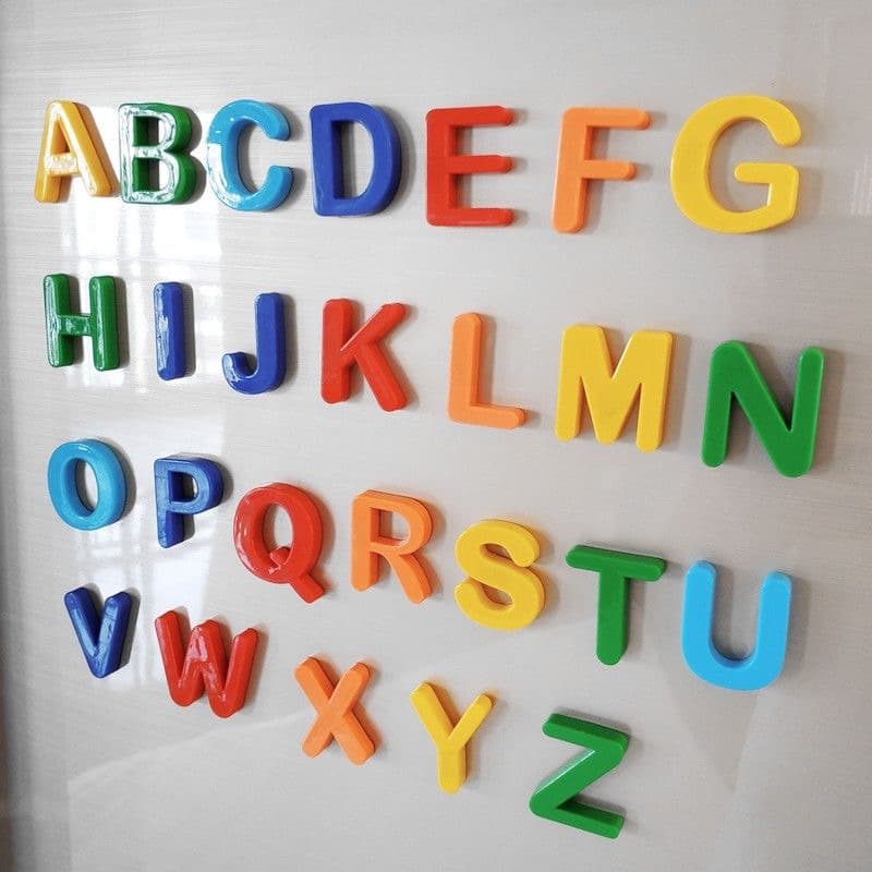 LETRAS ALFABETO MAGNETICO EDUCATIVO INFANTIL 26 PEÇAS Letras /37 PEÇAS Número