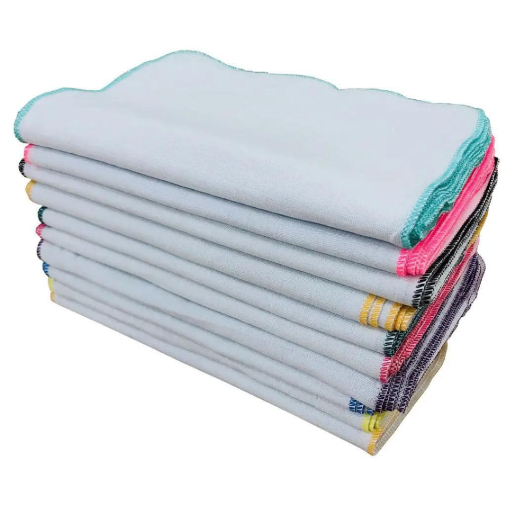 10 pano de pia pano de limpeza multiuso branco alvejado