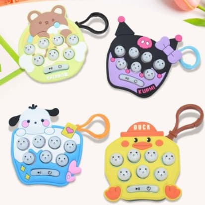 Mini Console POP IT/Chave de Jogo/Console de Jogos Quebra-Cabeça Infantil Apertar