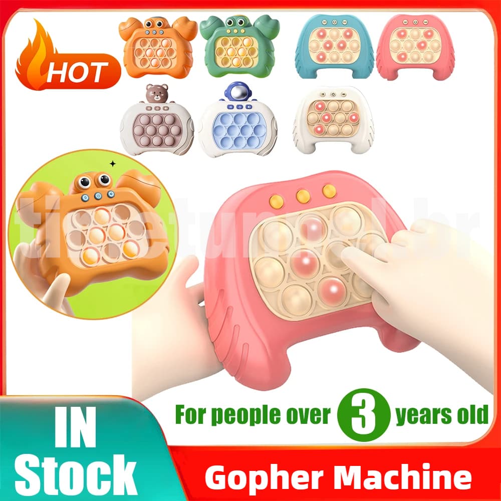 Push Pop It Popet Bubble Máquina Sensorial Anti-Tensão De Brinquedos Gopher ENVIO ALEATORIO