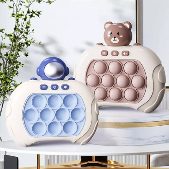 Máquina Jogo Com Som Pop It Fidget Brinquedo Sensorial Anti Stress