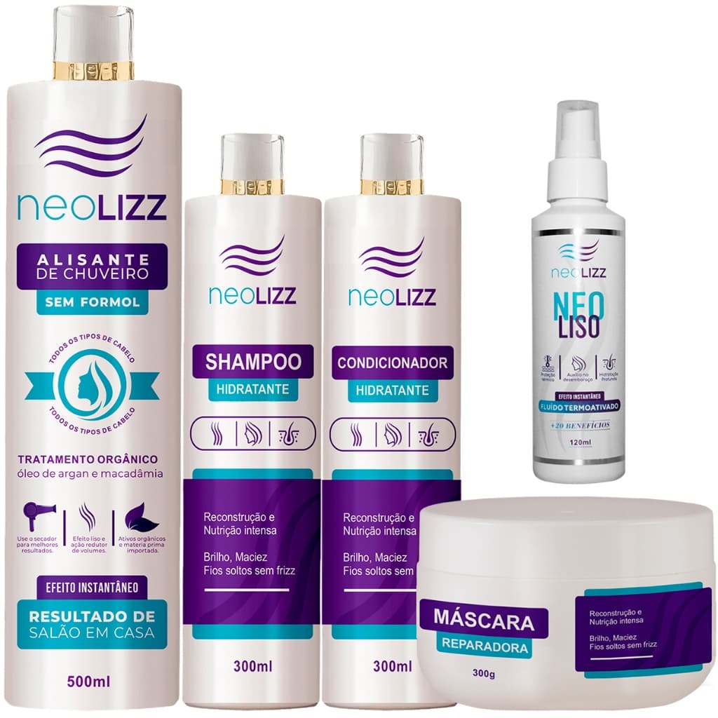 Kit Selagem + Kit Pós Química | Shampoo - Condicionador - Máscara