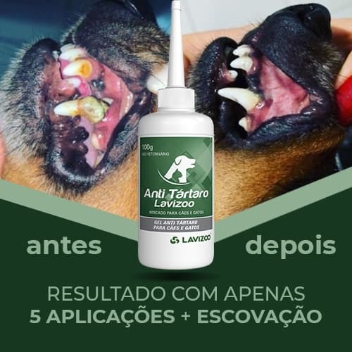 Anti Tártaro Lavizoo para Cachorro e Gatos 100g