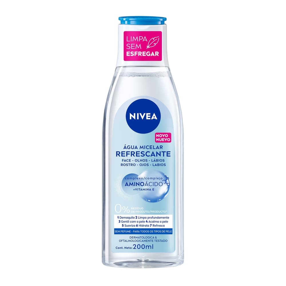 NIVEA Água Micelar Facial MicellAir Solução 7 em 1 200ml