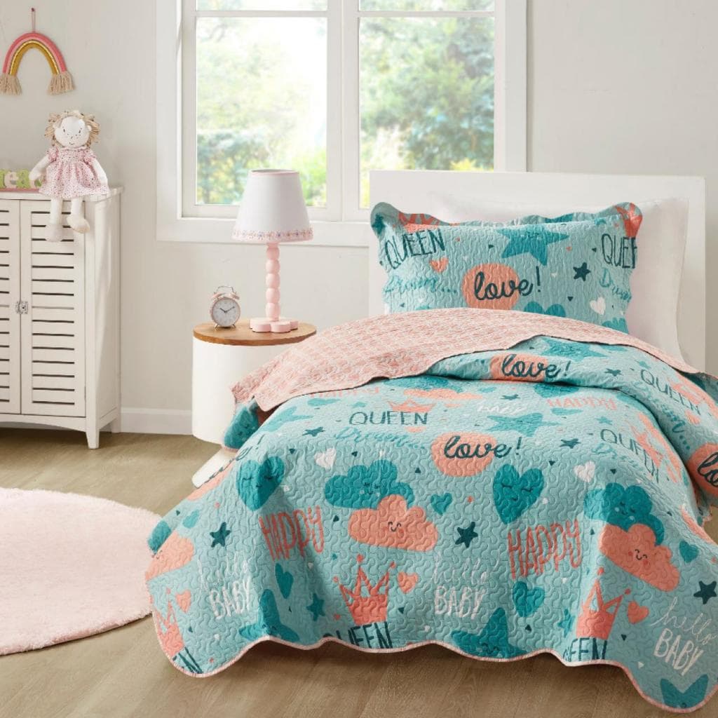 Colcha Cobre Leito Solteiro Studio MIx