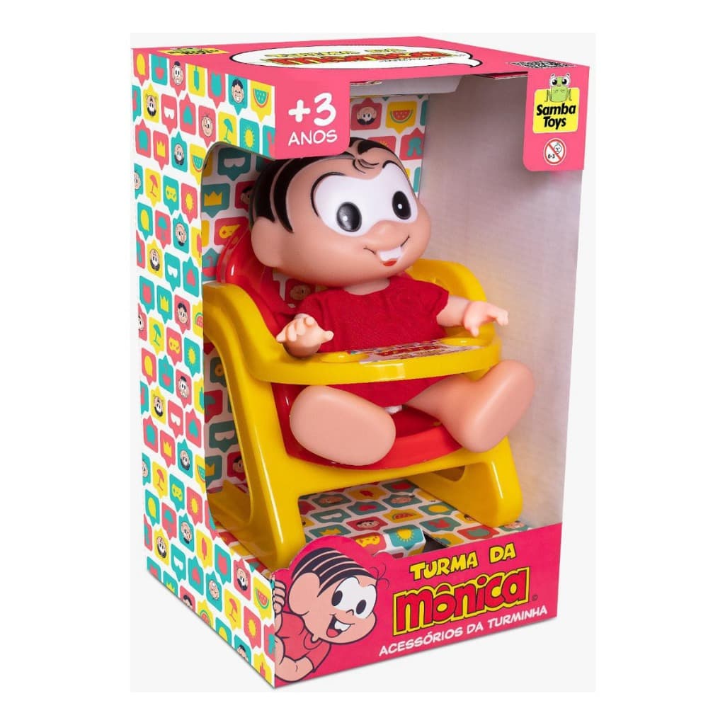 Brinquedo Mini Cadeira De Papinha - Turma Da Mônica menina