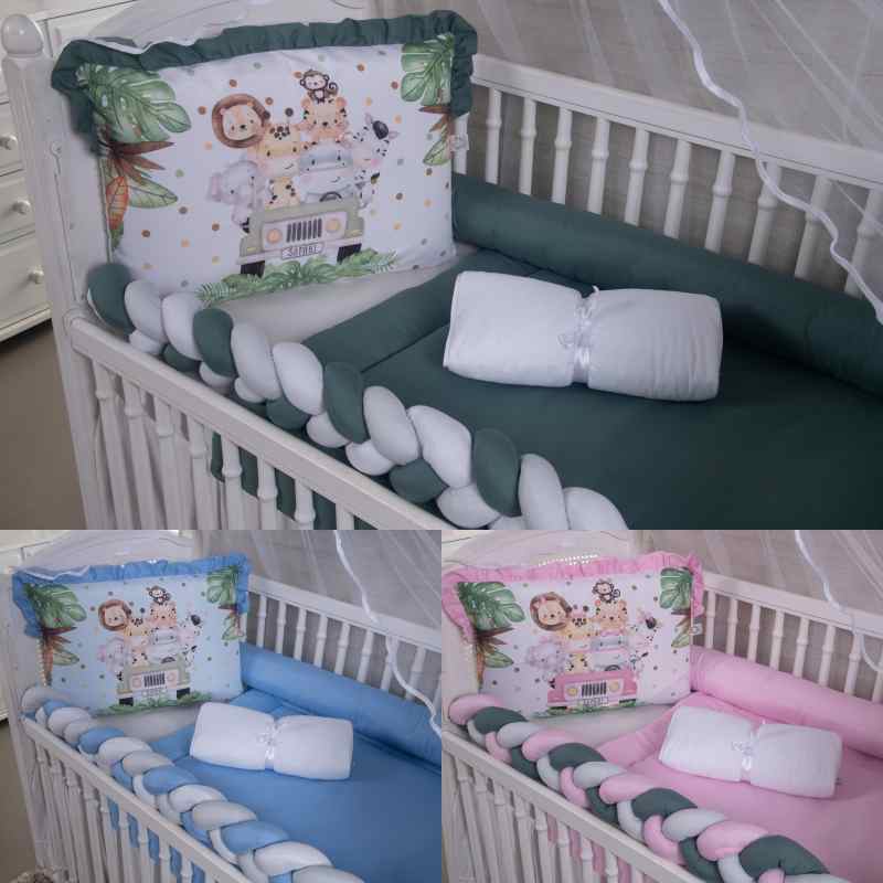 Kit para Berço Americano Safári menino/menina New