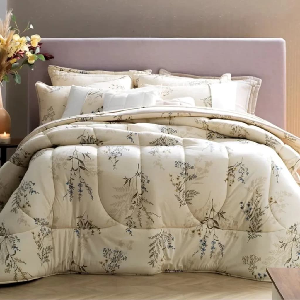Edredom Casal Dupla Face 2,15 x 1,90 Cobertor Edredon Grosso Estampas Diversas