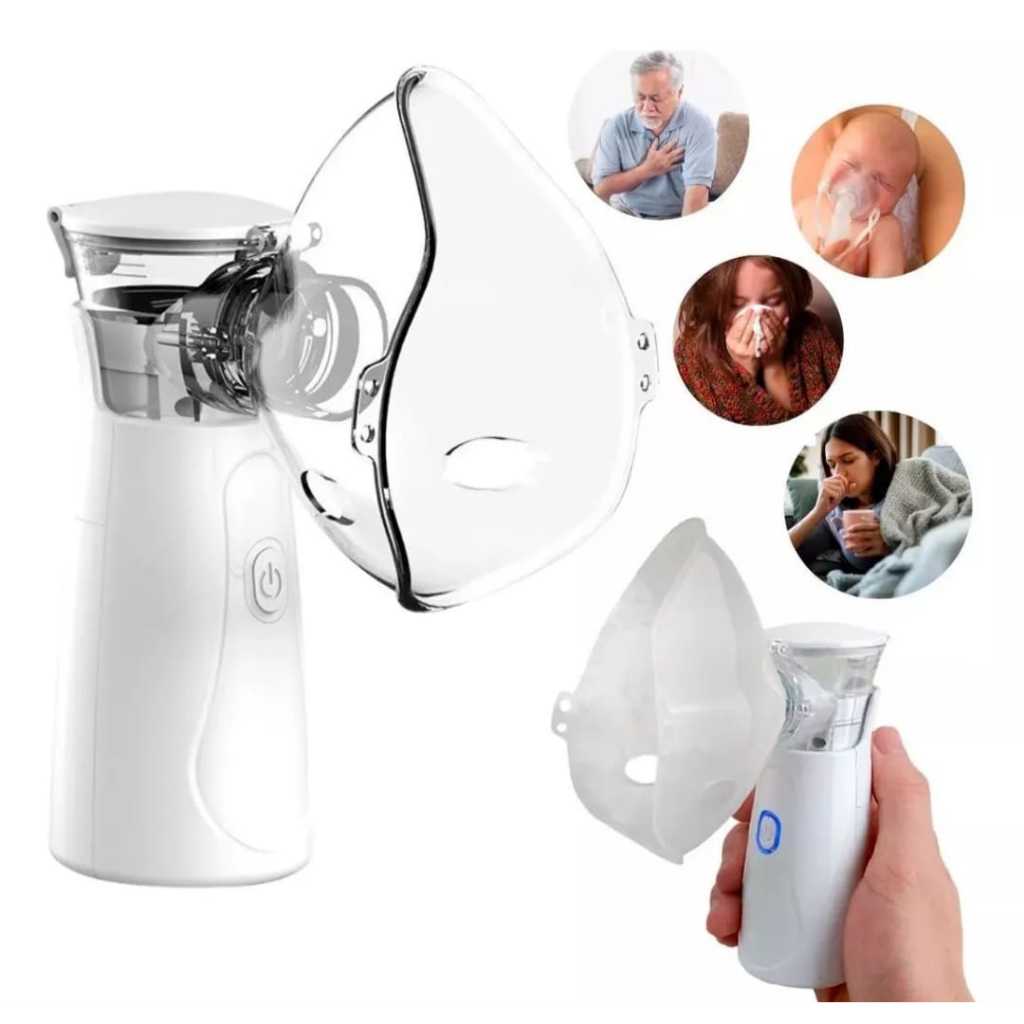 Nebulizador Portátil Inalador Ultrassônico Bivolt Usb
