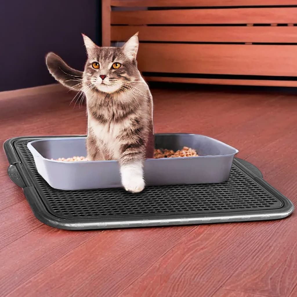 Tapete Limpa Patas Coletor de Areia Para Gatos Lavável Para Não Sujar a Casa Bandeja Coletora