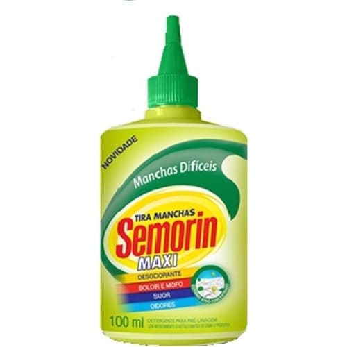 Semorin Maxi Tira Manchas Difíceis 100ml Suor, Mofo, Bolor