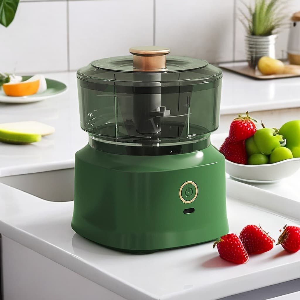 Mini Processador De Alimentos Elétrico Picador De Alho Triturador De Pimenta 350ml