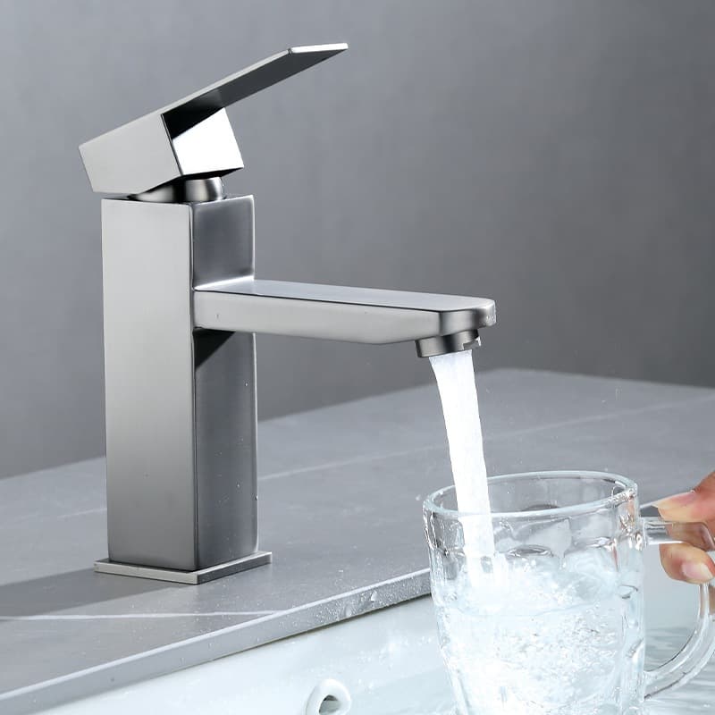 Banheiro Inox Monocomando Moderna Abs Luxo 1/4 De Volta Cromo Premium Torneira Banheiro Inox