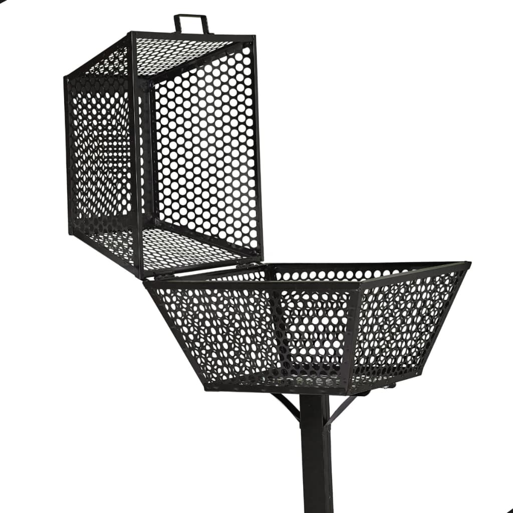 Lixeira De Calçada Externa Embutir Grande Tampa Resistente