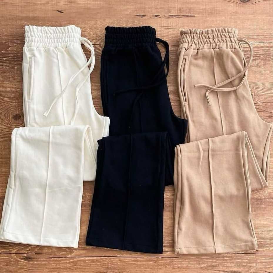 Calça Feminina Moletom Pantalona Moda Casual Elegante moda gringa