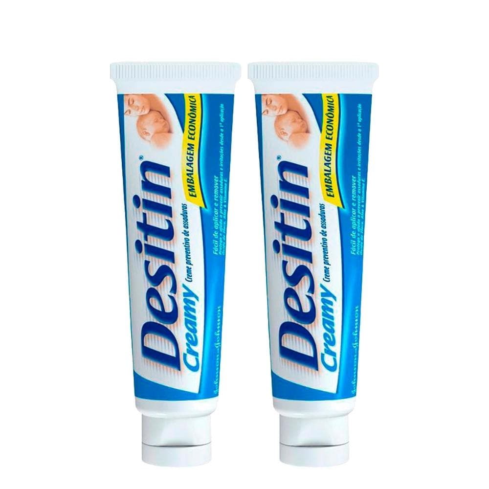 Kit 2 Cremes Preventivos de Assaduras Desitin Creamy 57g – Proteção e Cuidado Diário para Bebês
