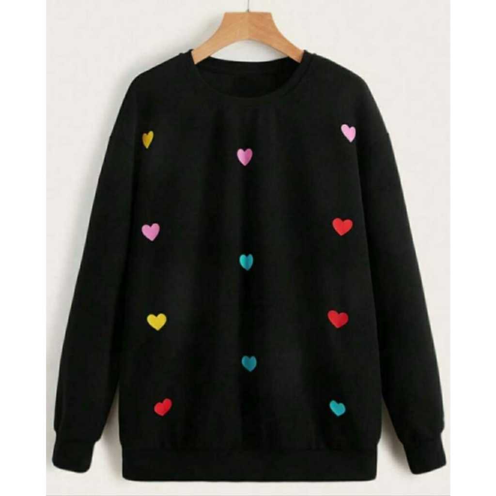 MOLETOM UNISSEX CORAÇÃO 100% ALGODAO