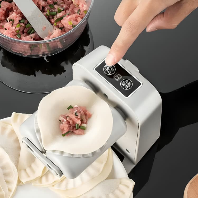 Máquina de Fechar Fazer Pastel Automática Molde de Pastelzinho Portátil Pequena Cozinha Máquina de Pastel Automática