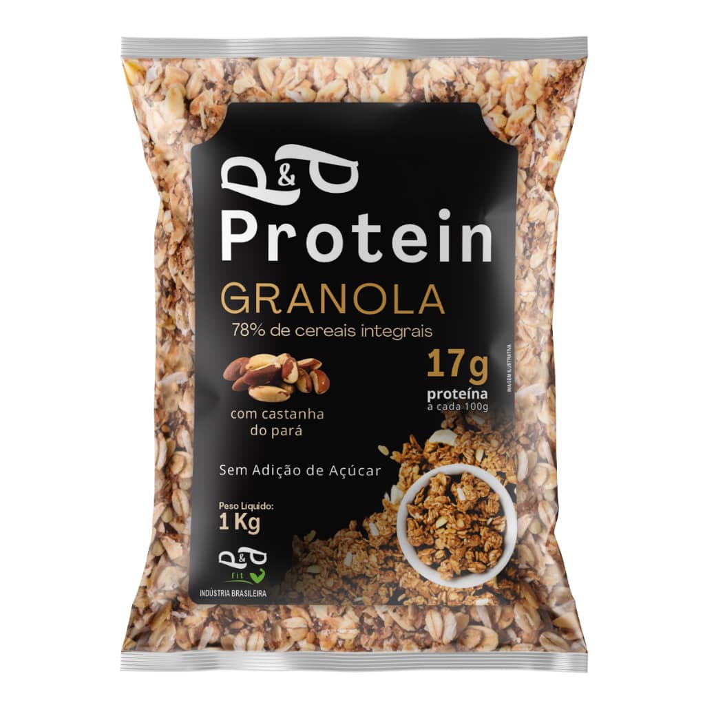 Granola P&P Protein Vegana Proteica Proteina 1Kg