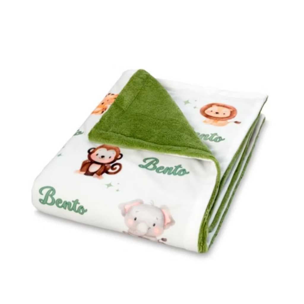 Manta Bebê Personalizada com Nome Menina e Menino 70x80cm Coberta Infantil Varias Estampas /Entrega Expressa/ lindas