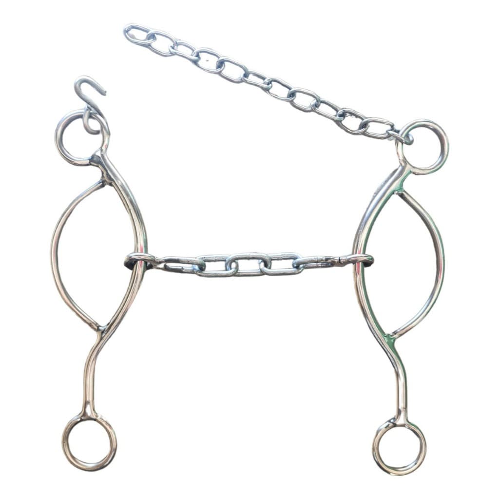 Bridao De Cavalo Levantador Articulado Emborcadura em Inox Bocal Corrente Envio Rapido