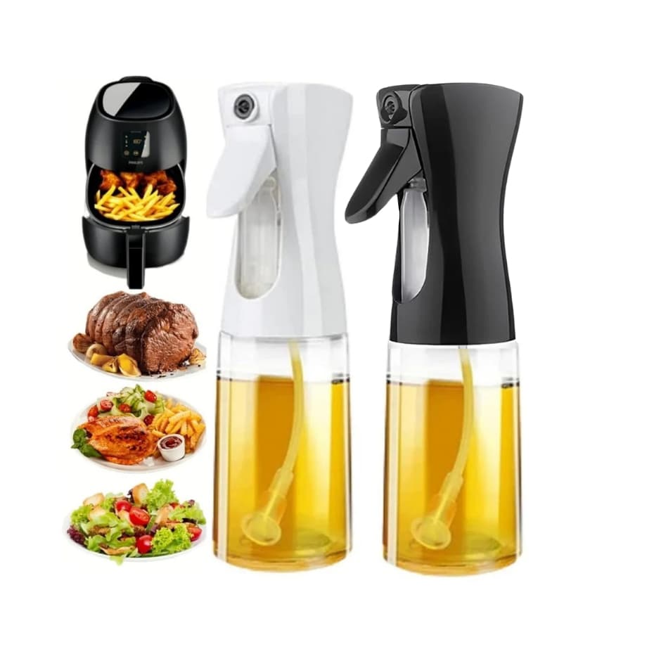 Spray Borrifador Pulverizador para cozinha Óleo ,Vinagre de vidro Frasco com Multifuncional Azeite
