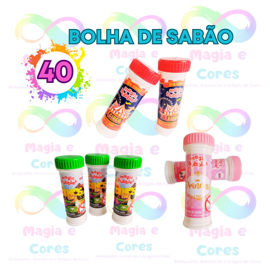 40 Bolha de Sabão (Brinquedo)