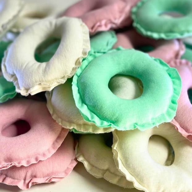 Rosquinha de Amamentação Protetor 100% Algodão Macio