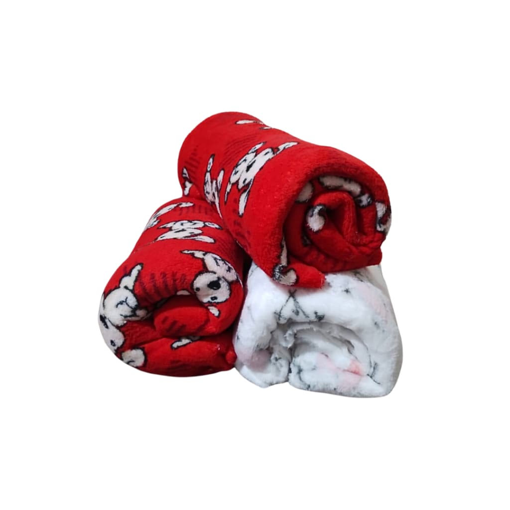 Manta Pet Cobertor Estampado - Cachorro e Gato 1,00x0,80