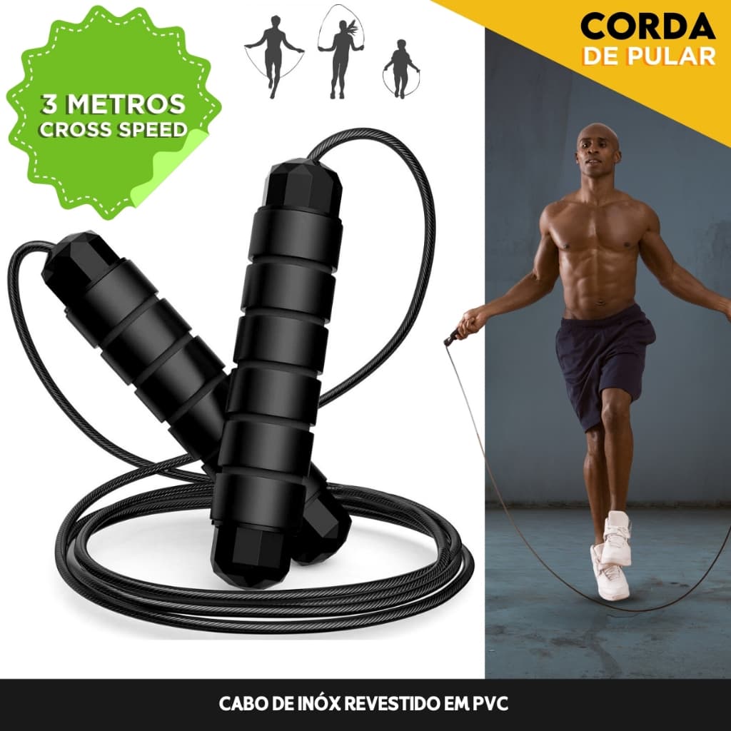 Corda de Pular Crossfit Profissional 3M - NL