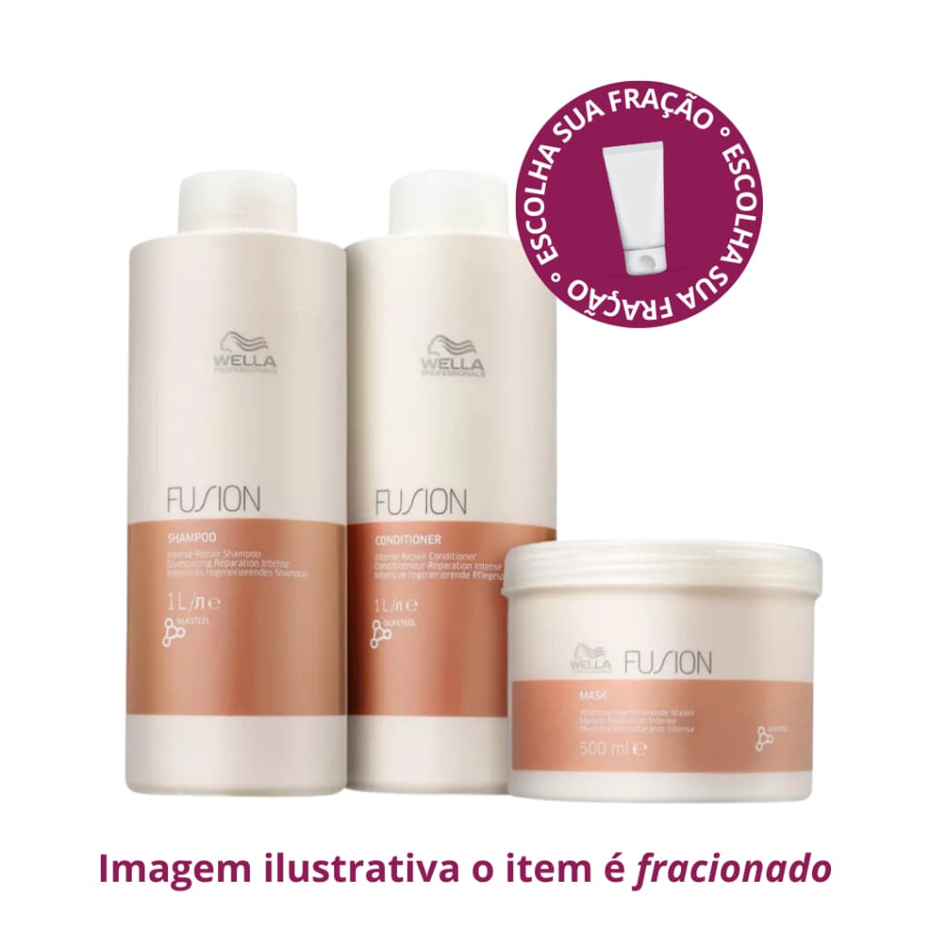 Kit Wella Fusion Trio Completo