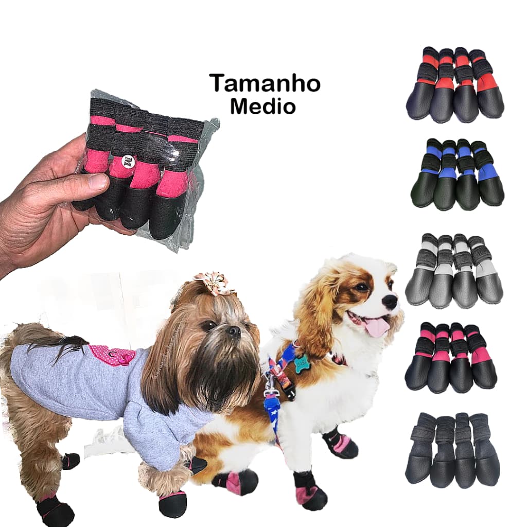 Sapatinho pet - botinha cachorro - Medio  (M)