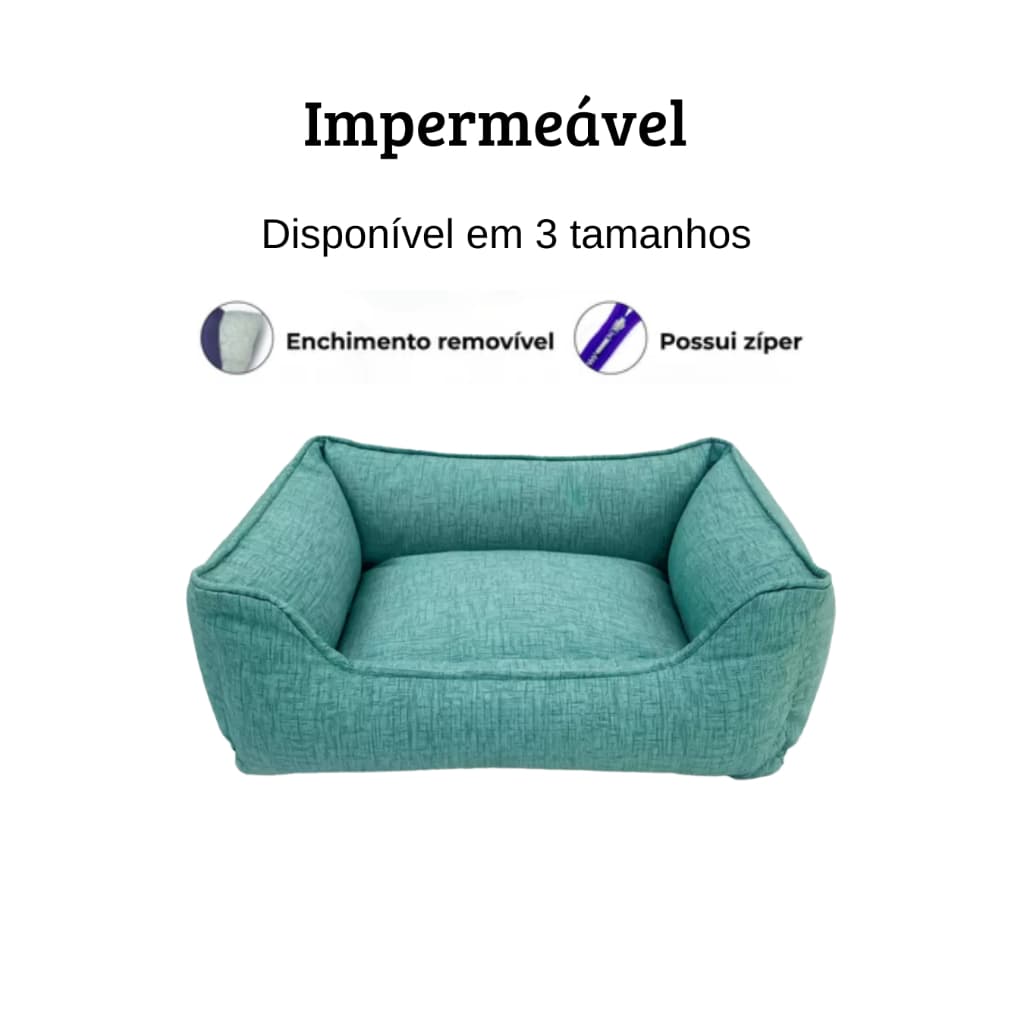 Cama/caminha para pet Impermeável com zíper - Cachorros e gatos