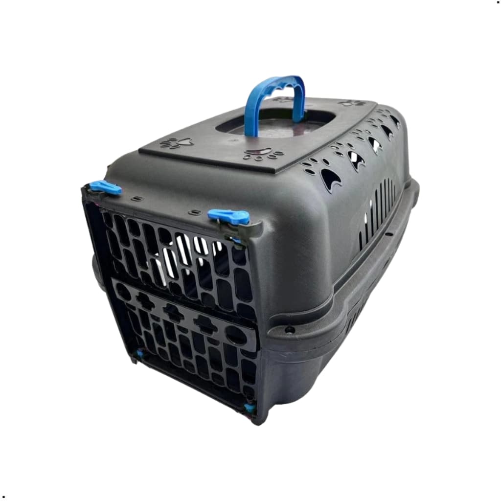 Caixa de Transporte para Animais de Pequeno Porte N1 Durapets Black