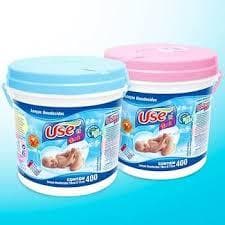 Lenço Umedecido Use It Balde Azul Com 400 Unidades(CADA)