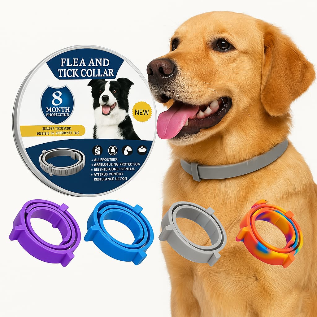 Coleira Anti Pulga Carrapato Leishmaniose Sarna Piolho 62cm