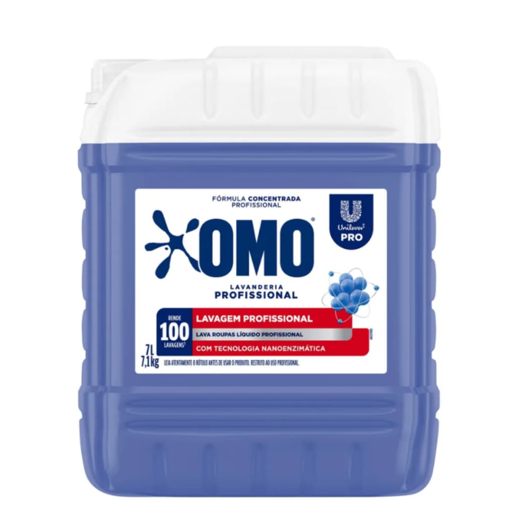 Lava Roupas Liquido Profissional Omo Pro 7L