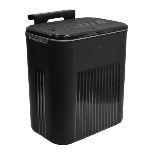 LIXEIRA 9L SUSPENSA C/ SUPORTE ADESIVO E ALÇA