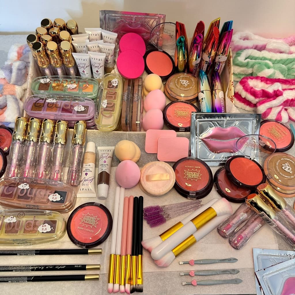 kit Maquiagem Completo - Maquiagens e Skin Care Poran