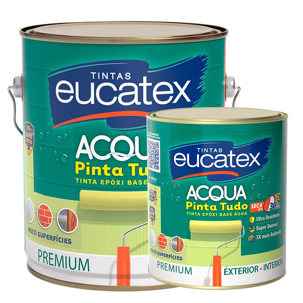 Tinta Epóxi Branco Banheiro Box Cozinha Piso Azulejos Sem Cheiro Base de Água Eucatex