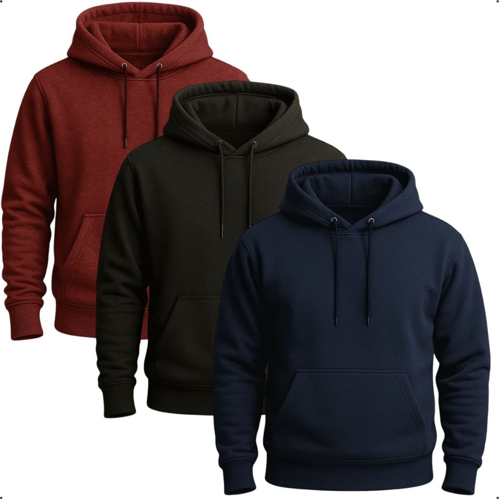Moletom Masculino Canguru Blusa de Frio Algodão Capuz Liso Basico Casaco Touca Feminino