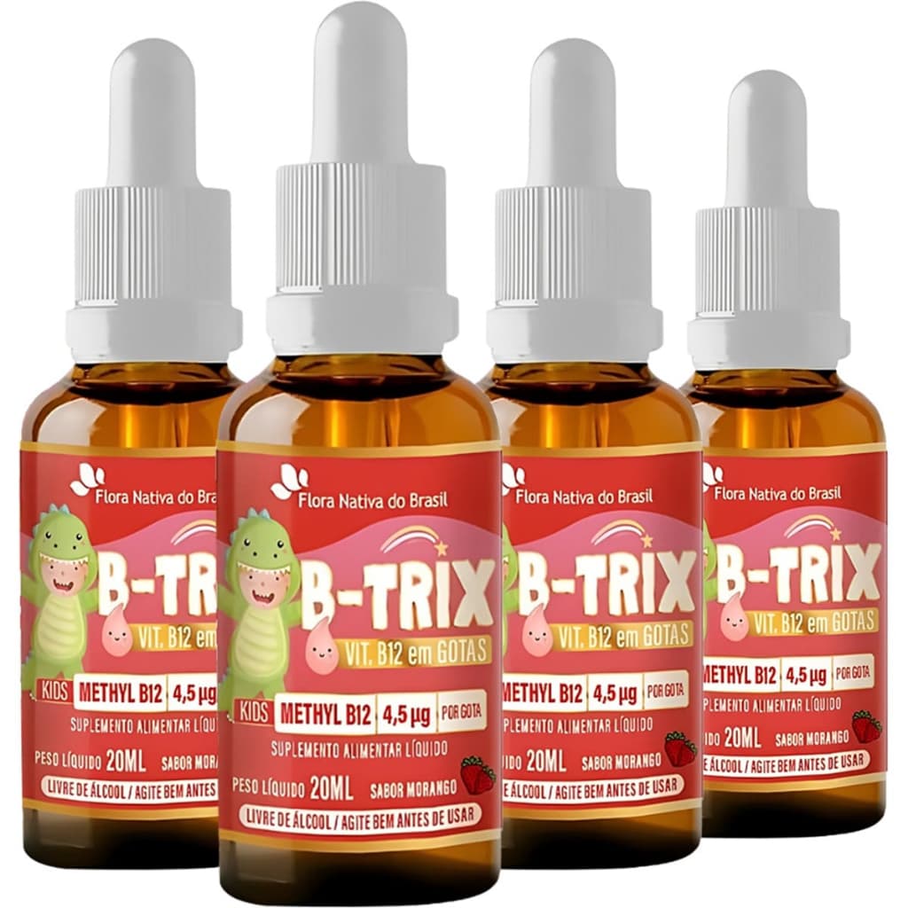 Vitamina B12 B-Trix Kids Gotas 20ml Flora Nativa