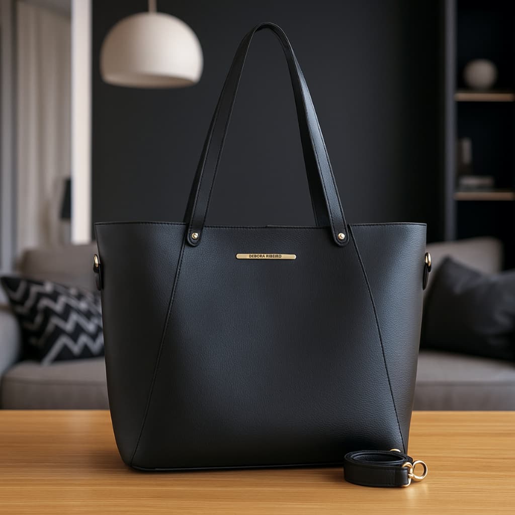 Bolsa Feminina Sacola Shopper Transversal De Ombro Bolsa Grande Faculdade Dia a Dia