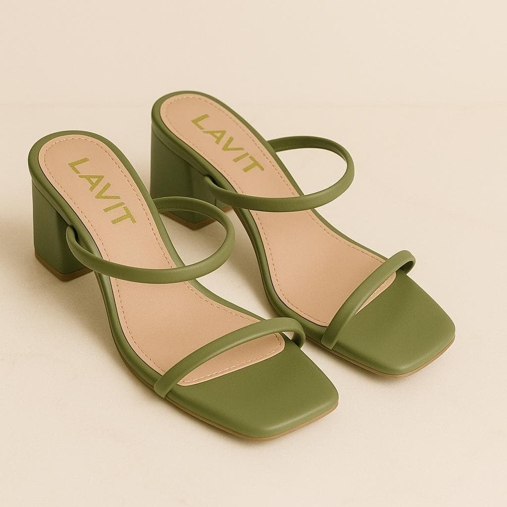 Salto Bloco - Sandália Feminina - Salto básico delicado - Tamanco Casual - Ref: 061